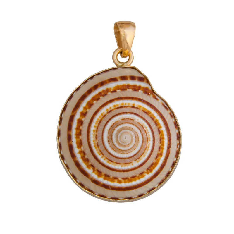 Alchemia Sundial Shell Pendant