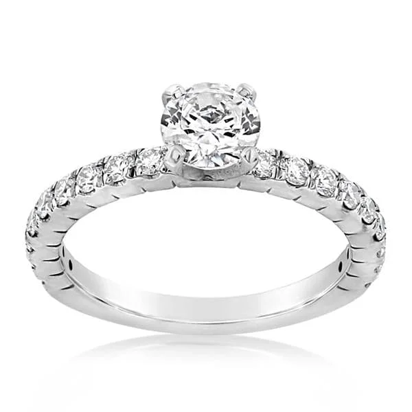 Classic Diamond Engagement Ring Setting