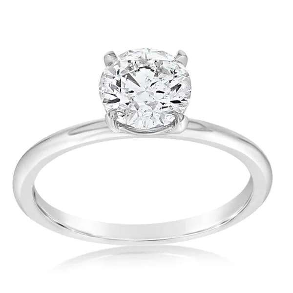 Complete 1.70 Carat Diamond Solitaire Engagement Ring