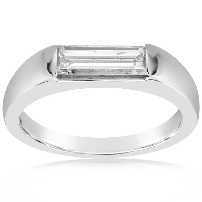 Complete Baguette Diamond Engagement Ring