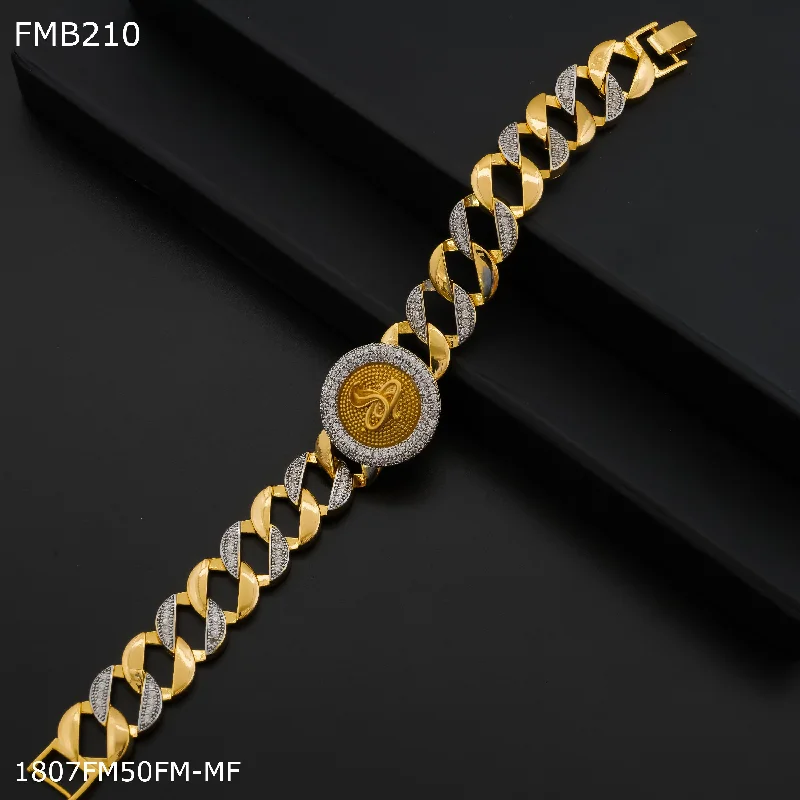 Freemen Goga ad goldne Bracelet For Men - FMB214