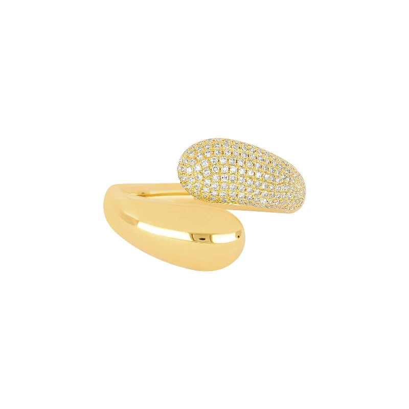 Jumbo Double Dome Ring - Yellow Gold