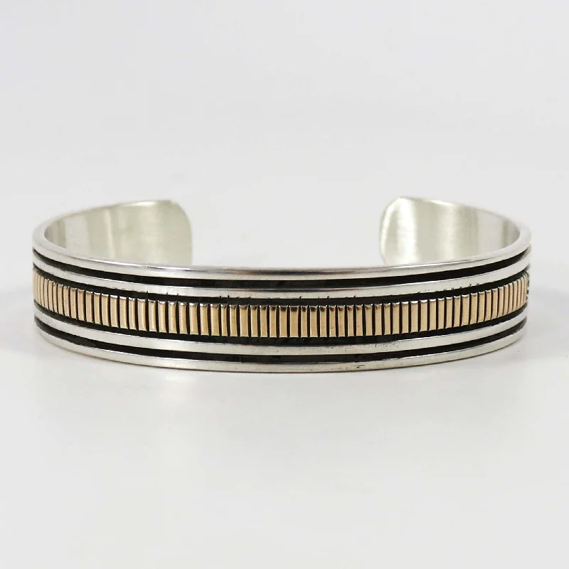 Gold and Silver Cuff