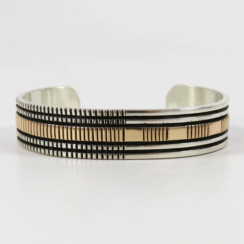 Gold and Silver Cuff