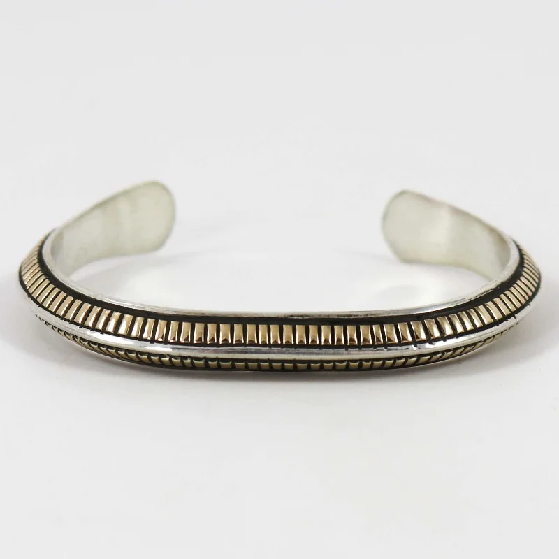 Gold and Silver Cuff