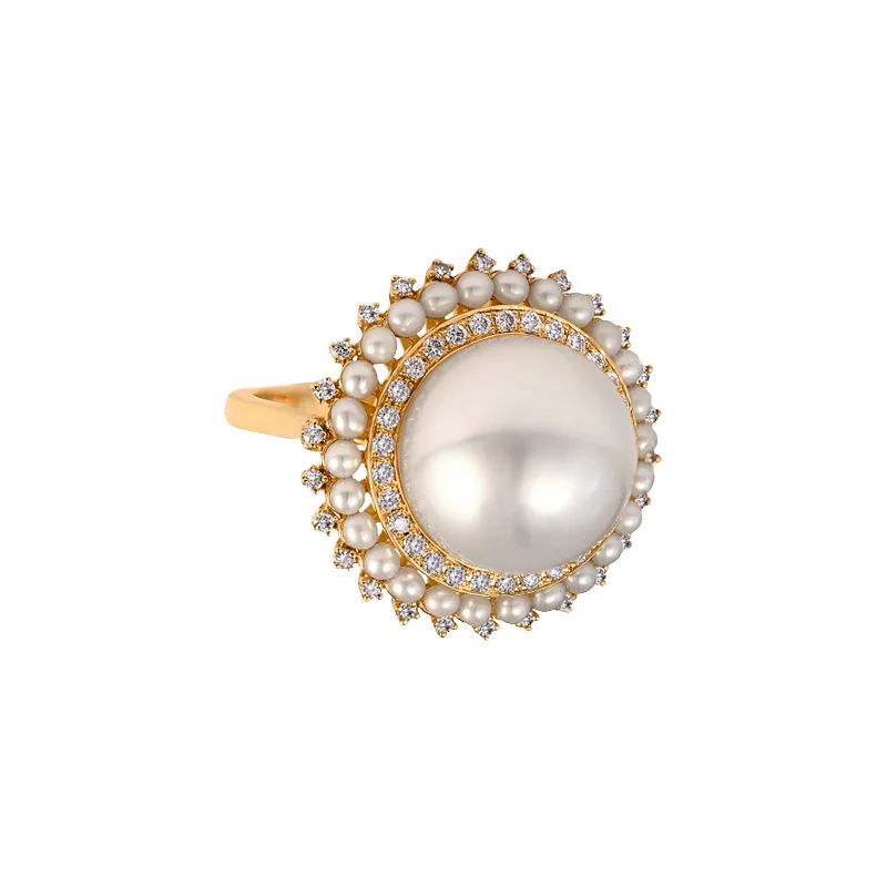 Kyoto Dome Ring - Pearl