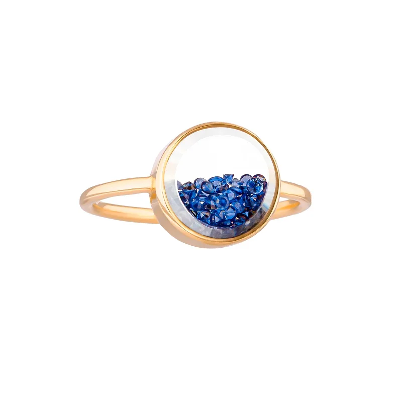 Core Sapphire Shaker Ring