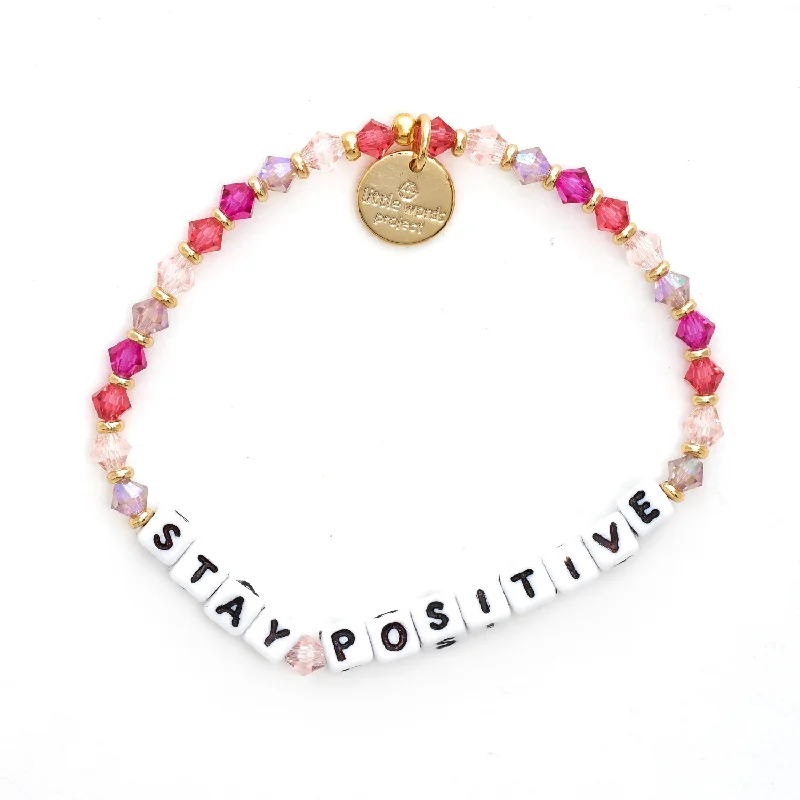 Note to Self Stay Positive Bracelet