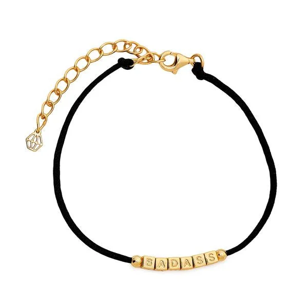 Refined Collection - Badass Black Cord Bracelet