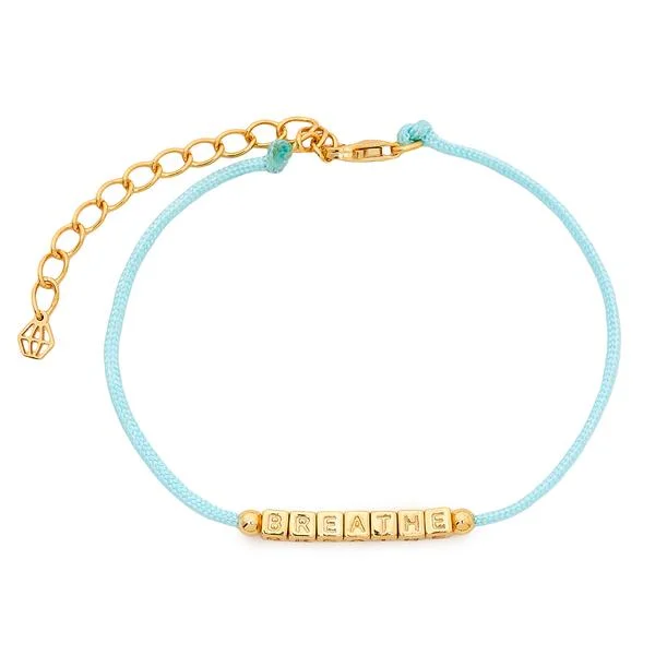 Refined Collection - Breathe Light Blue Cord Bracelet