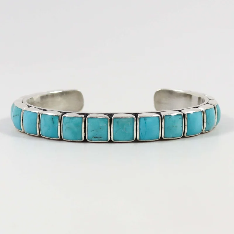 Turquoise Row Cuff