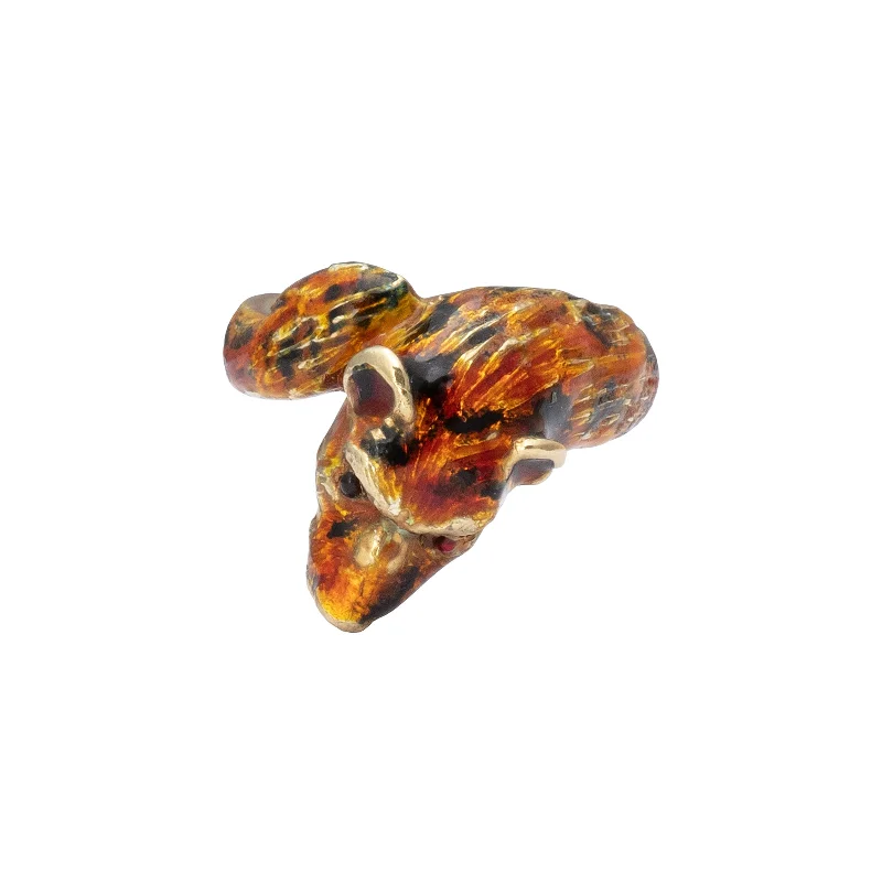 Enamel Spotted Animal Ring