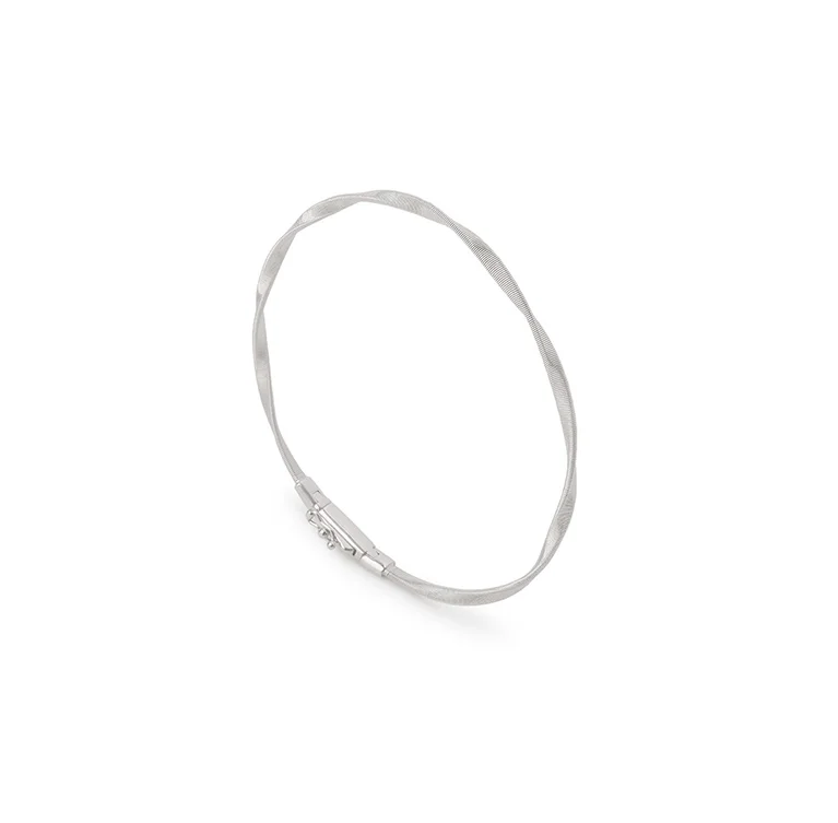 Marco Bicego Marrakech White Gold Twisted Coil Bracelet