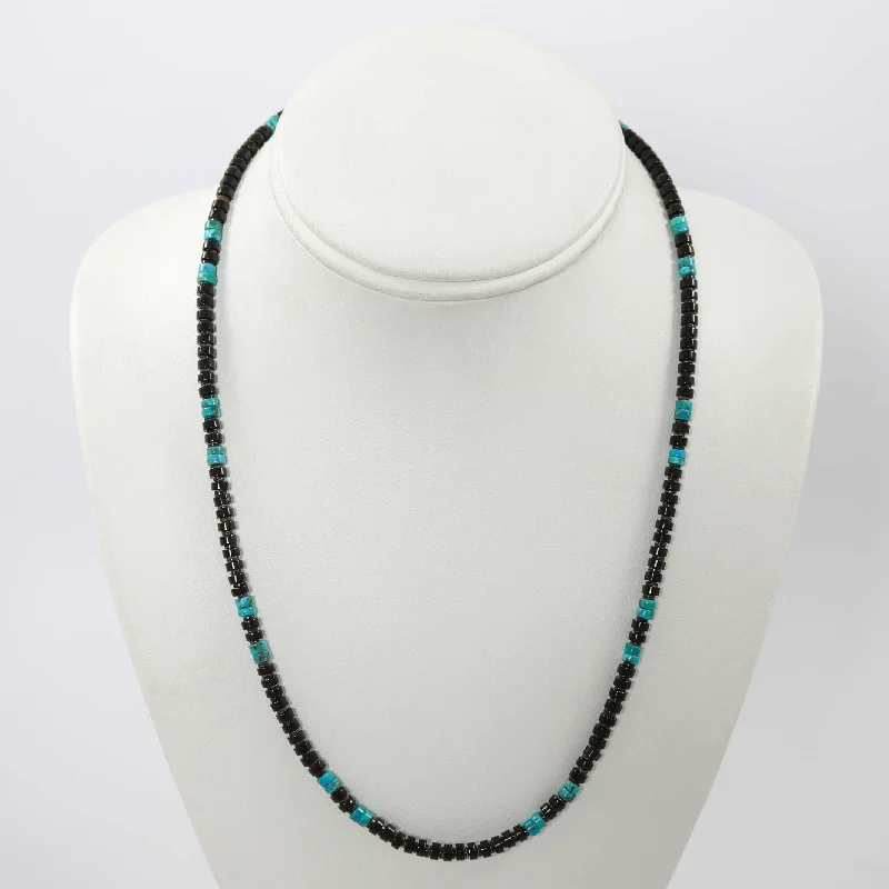 Multi-Stone Bead Necklace