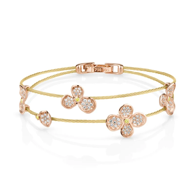 Paul Morelli Forget Me Not Double Wire Bracelet